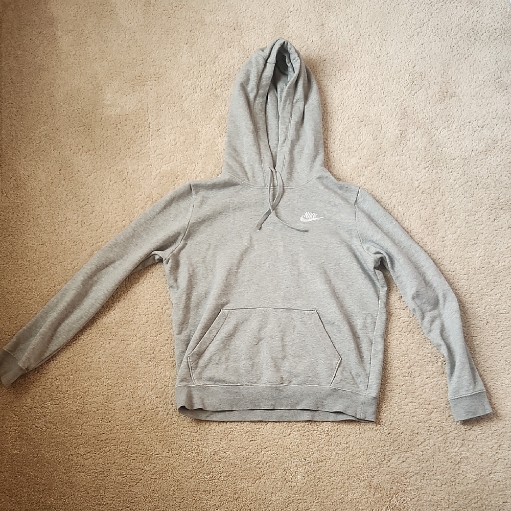Nike Gray Hooded Sweatshirt